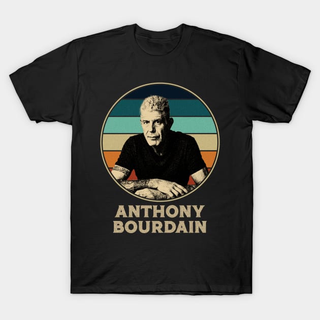 Anthony Bourdain retro T-Shirt by Gummy Store